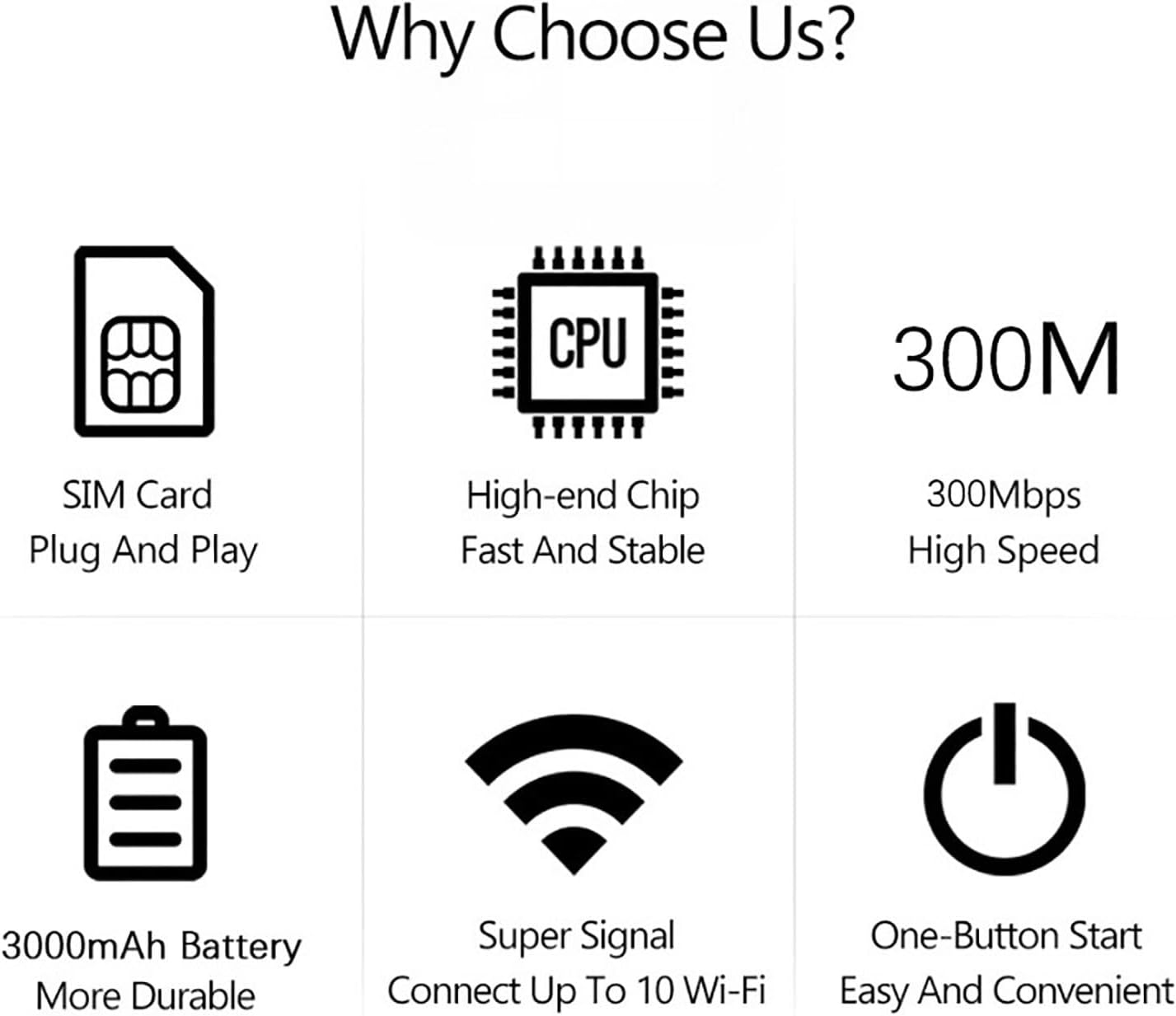MK Portable LTE CAT6 Wireless Screen Display Mobile Router