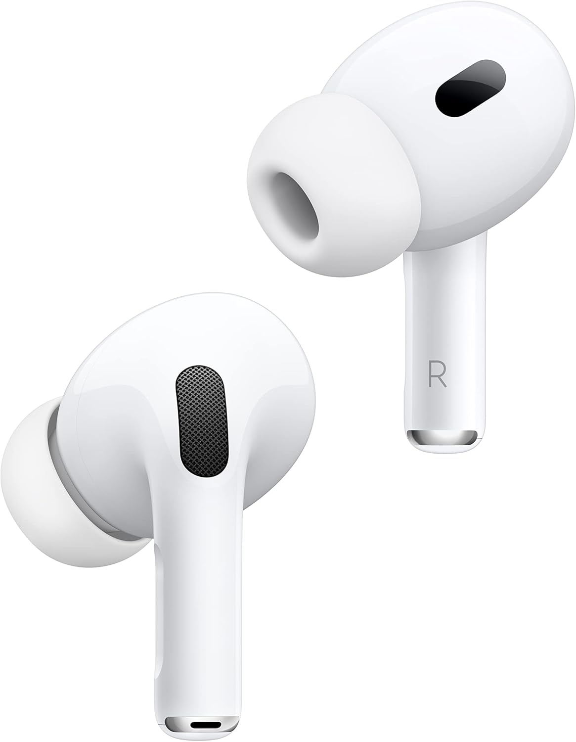 Apple AirPods Pro Wireless Earbuds, Bluetooth Headphones, Active Noise Cancellation, Transparency, Personalised Spatial Audio, High Fidelity Sound, H2 Chip.