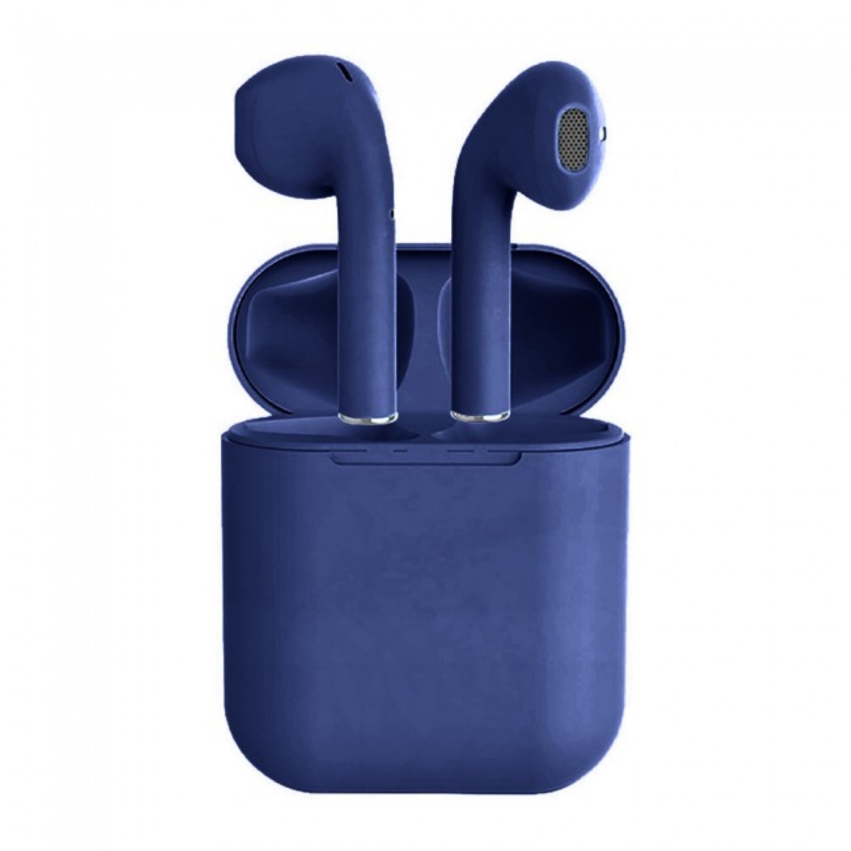 i12 TWS Bluetooth Earphones – True Wireless Stereo with Smart Touch Controls-Blue