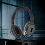 IMAX Wireless Bluetooth Headphone – High quality Over Ear Stereo Music Headset with Memory Card (Black)