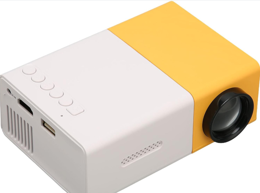 MK Portable Mini LED Projector – Yellow