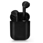 MK i12 TWS Bluetooth Earphones – True Wireless Stereo with Smart Touch Controls-Black