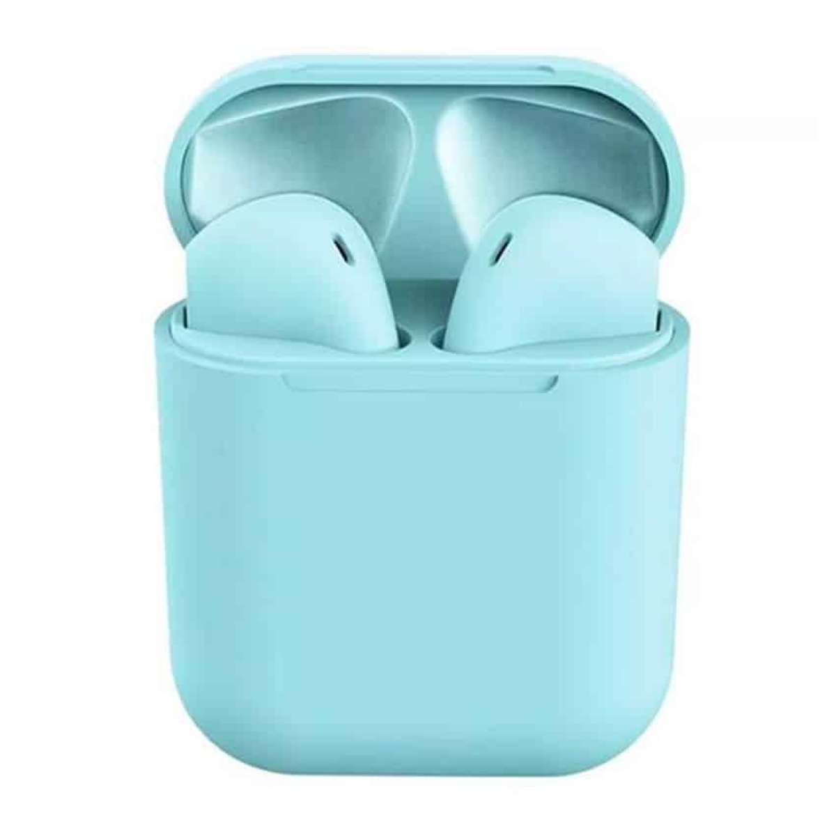 MK i12 TWS Bluetooth Earphones – True Wireless Stereo with Smart Touch Controls-Apple Blue