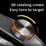 H4MAXs Smartwatch Waterproof Bluetooth Са|| BlооԀ Pressure Fitness trасker Sport Men Smart Watch IOSs Androids 2023 (Black-Black Steel, black Leather strap 3pcs H4MAX)