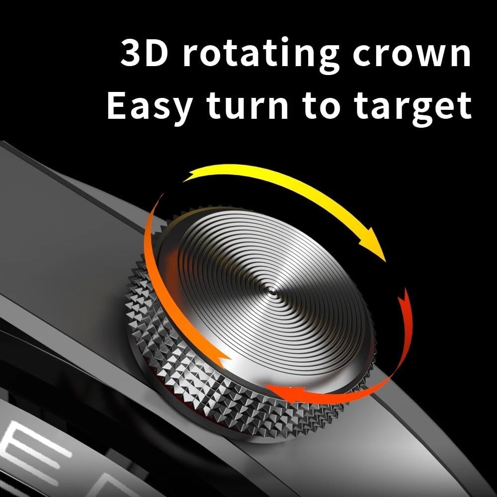 H4MAXs Smartwatch Waterproof Bluetooth Са|| BlооԀ Pressure Fitness trасker Sport Men Smart Watch IOSs Androids 2023 (Black-Black Steel, black Leather strap 3pcs H4MAX)